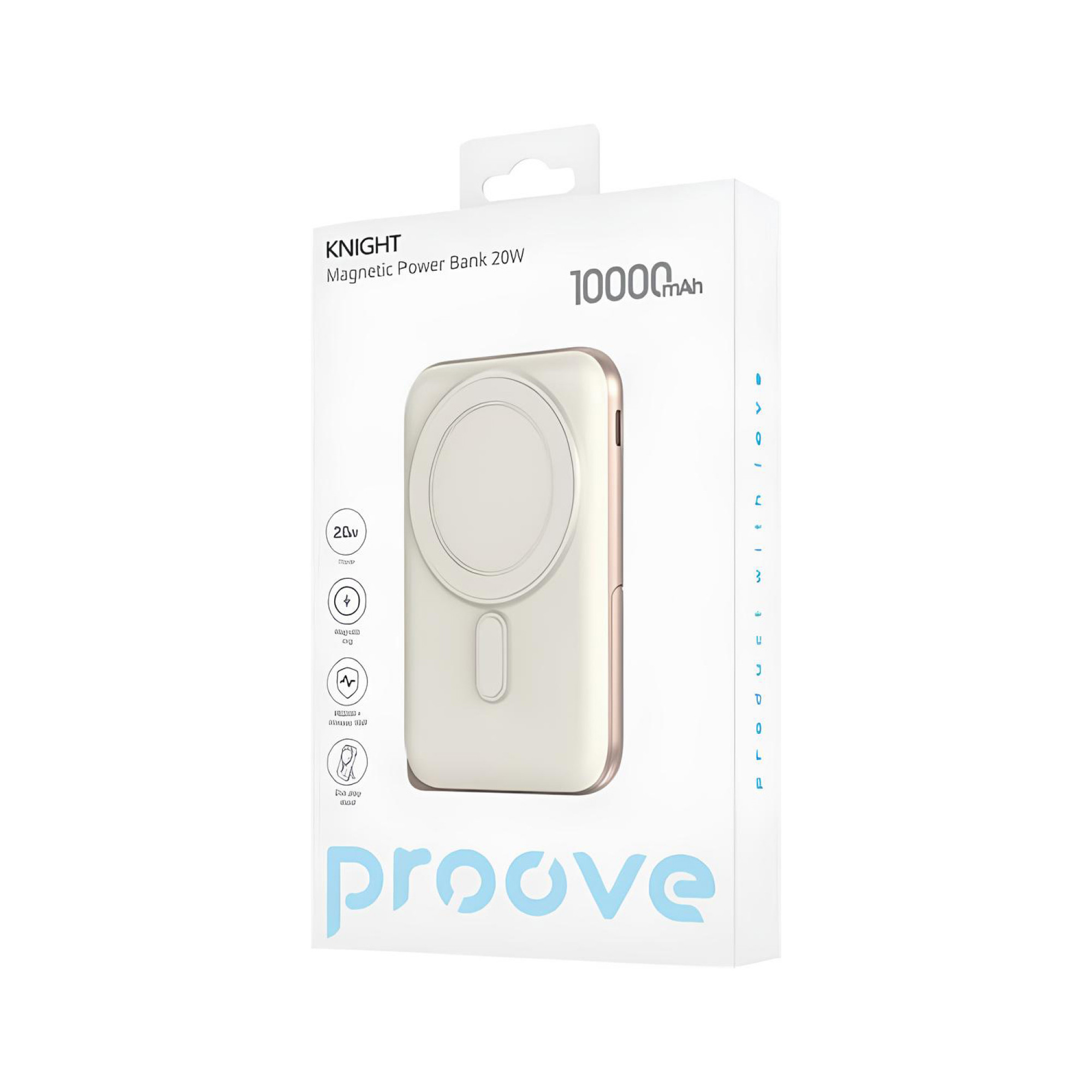 Power Bank Proove Knight 20W 10000mAh (beige)